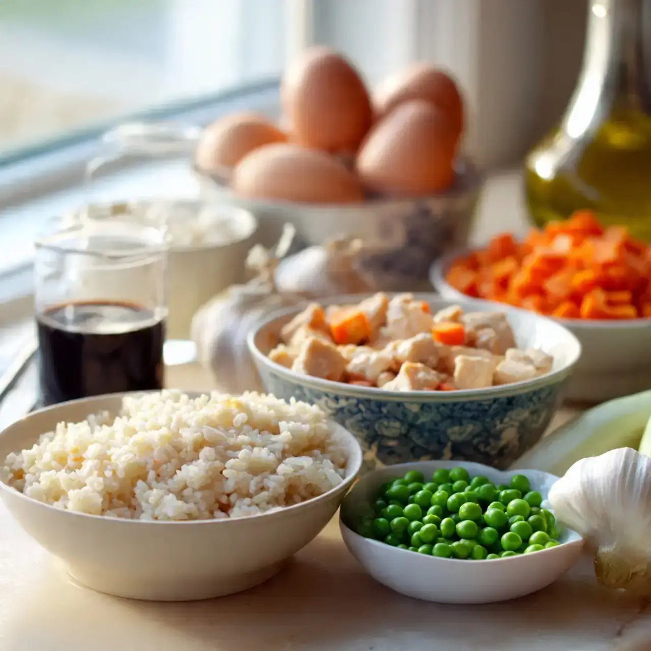 chicken fried rice leftovers