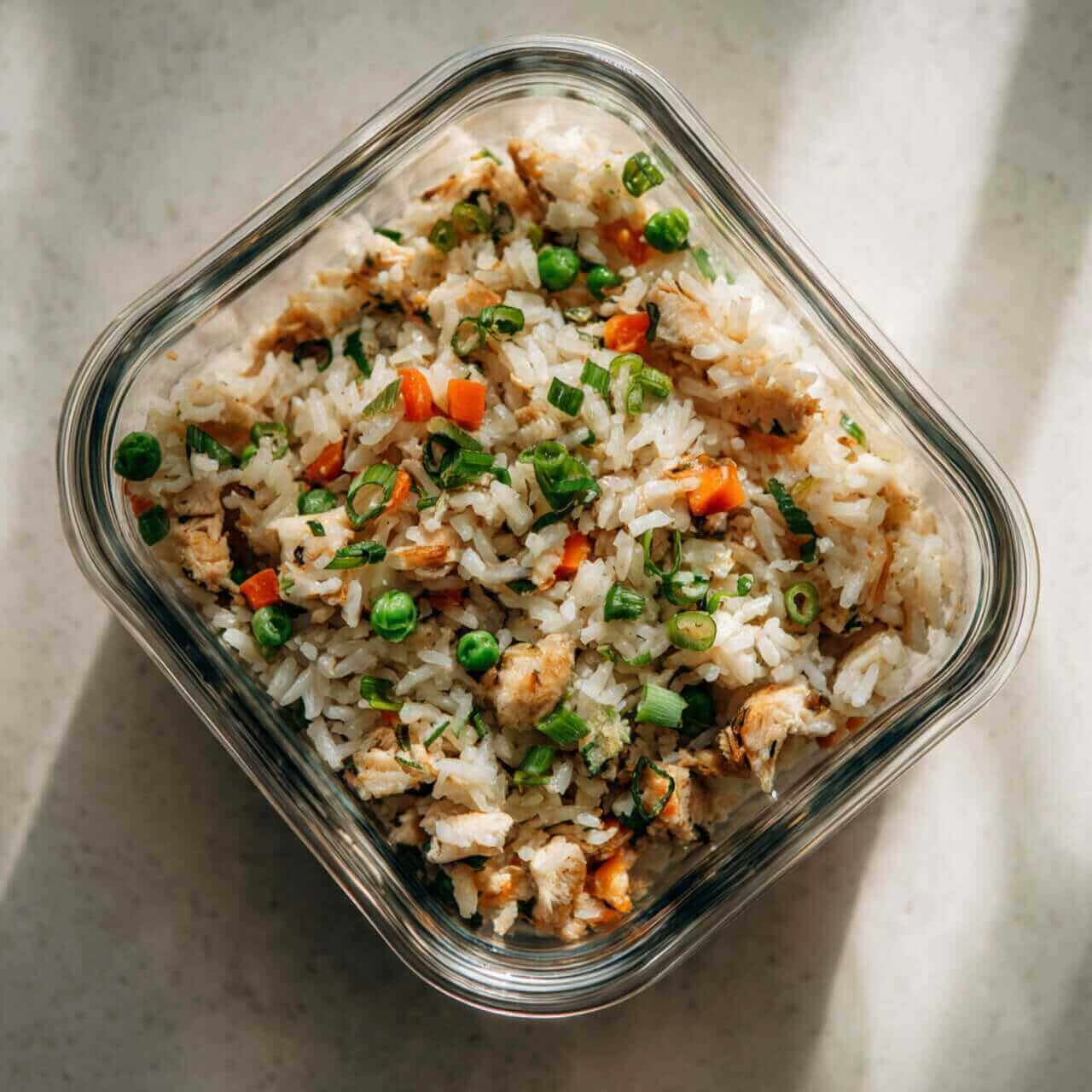 chicken fried rice leftovers