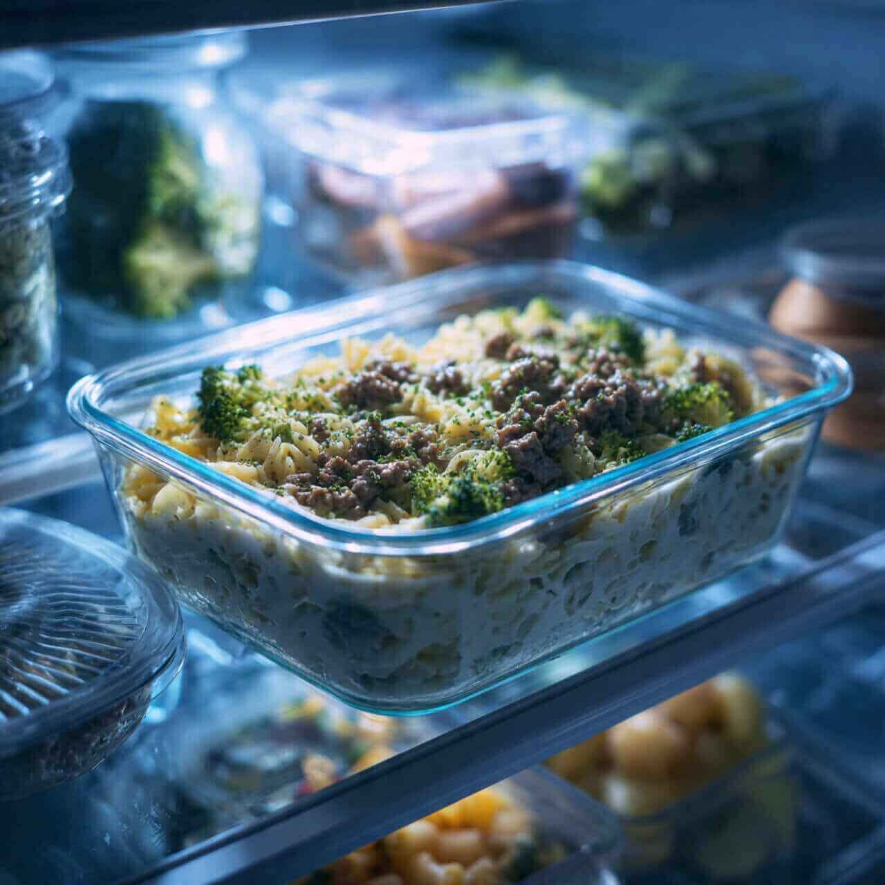 keto hamburger broccoli skillet