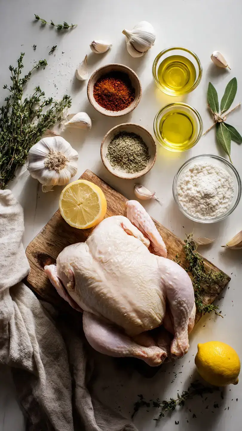 homemade rotisserie chicken