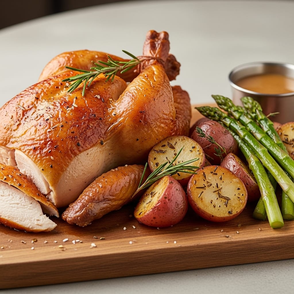 rotisserie chicken dinner