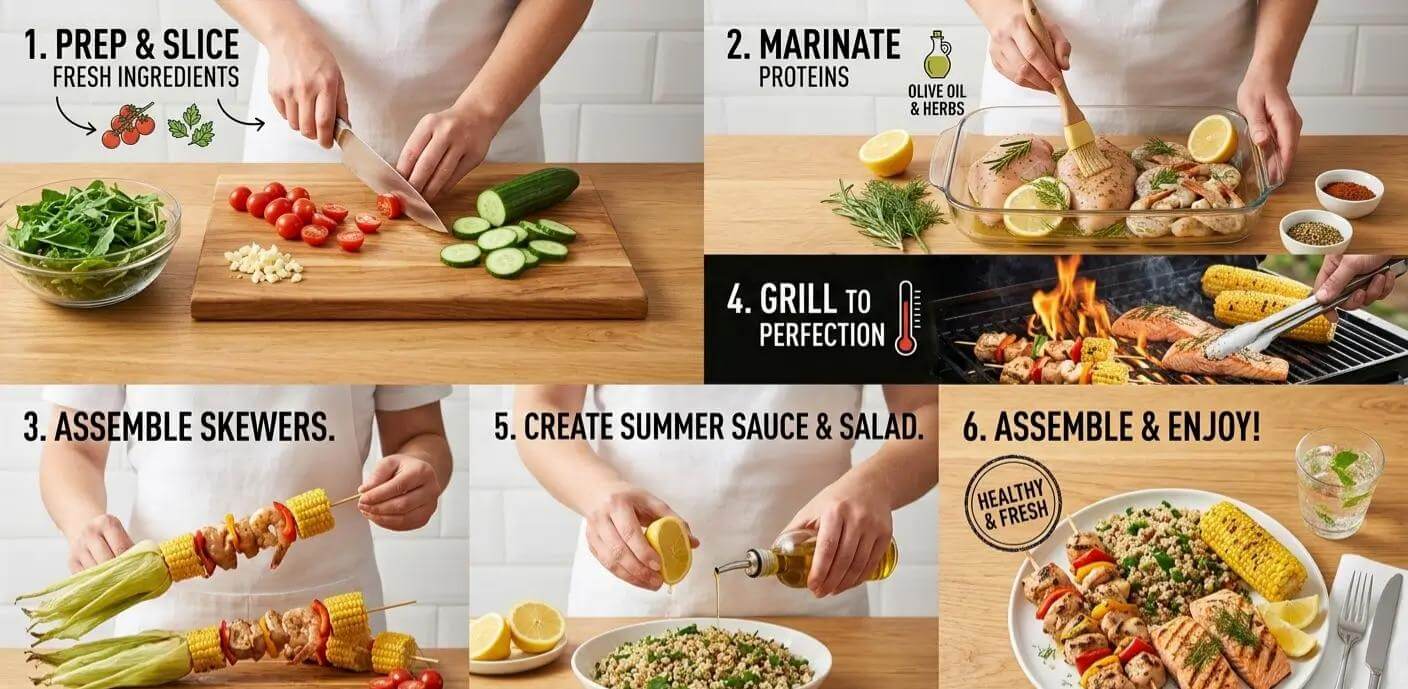 Healthy summer dinners
